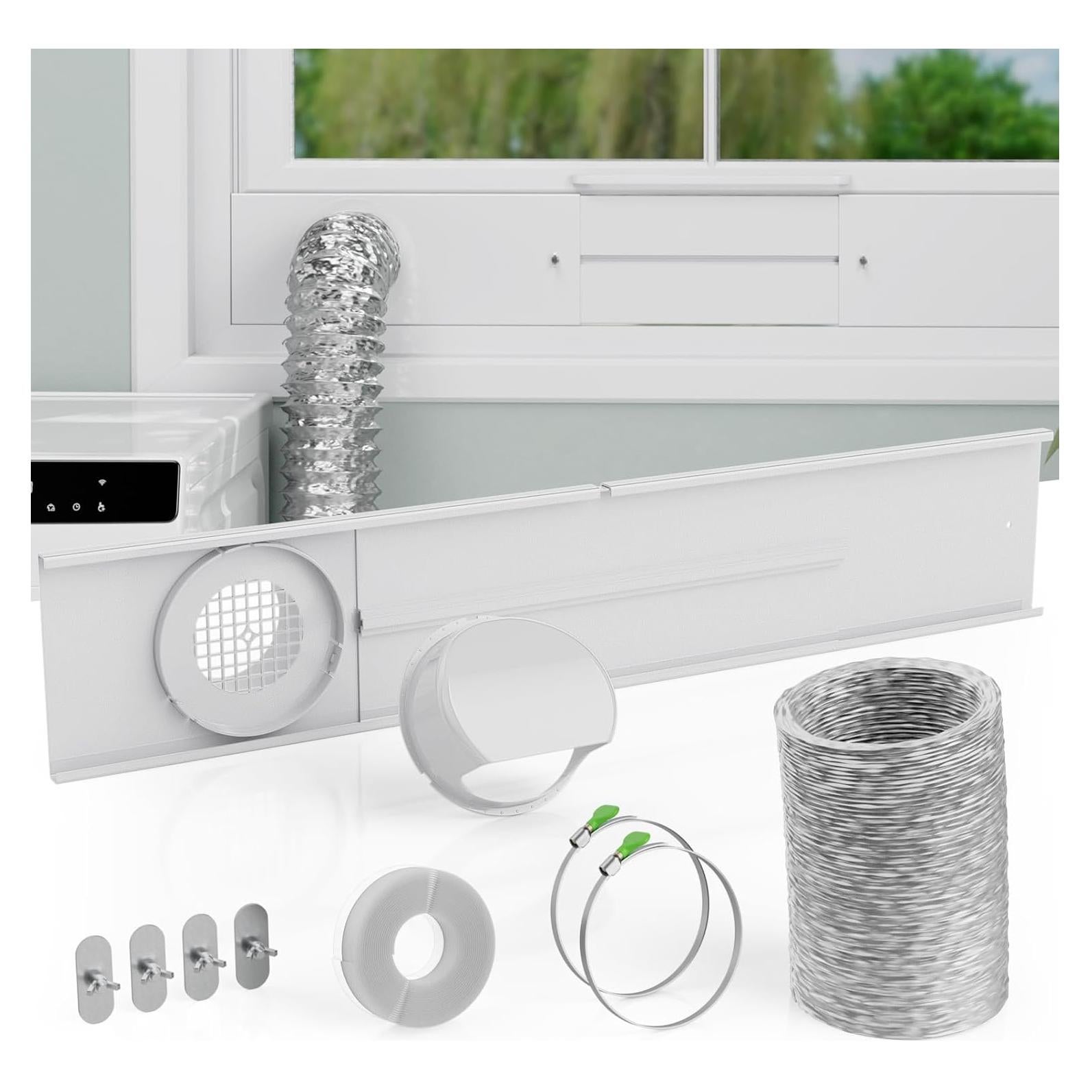 Kit de Ventilación para Secadora LEOPO con Manguera de 10 cm