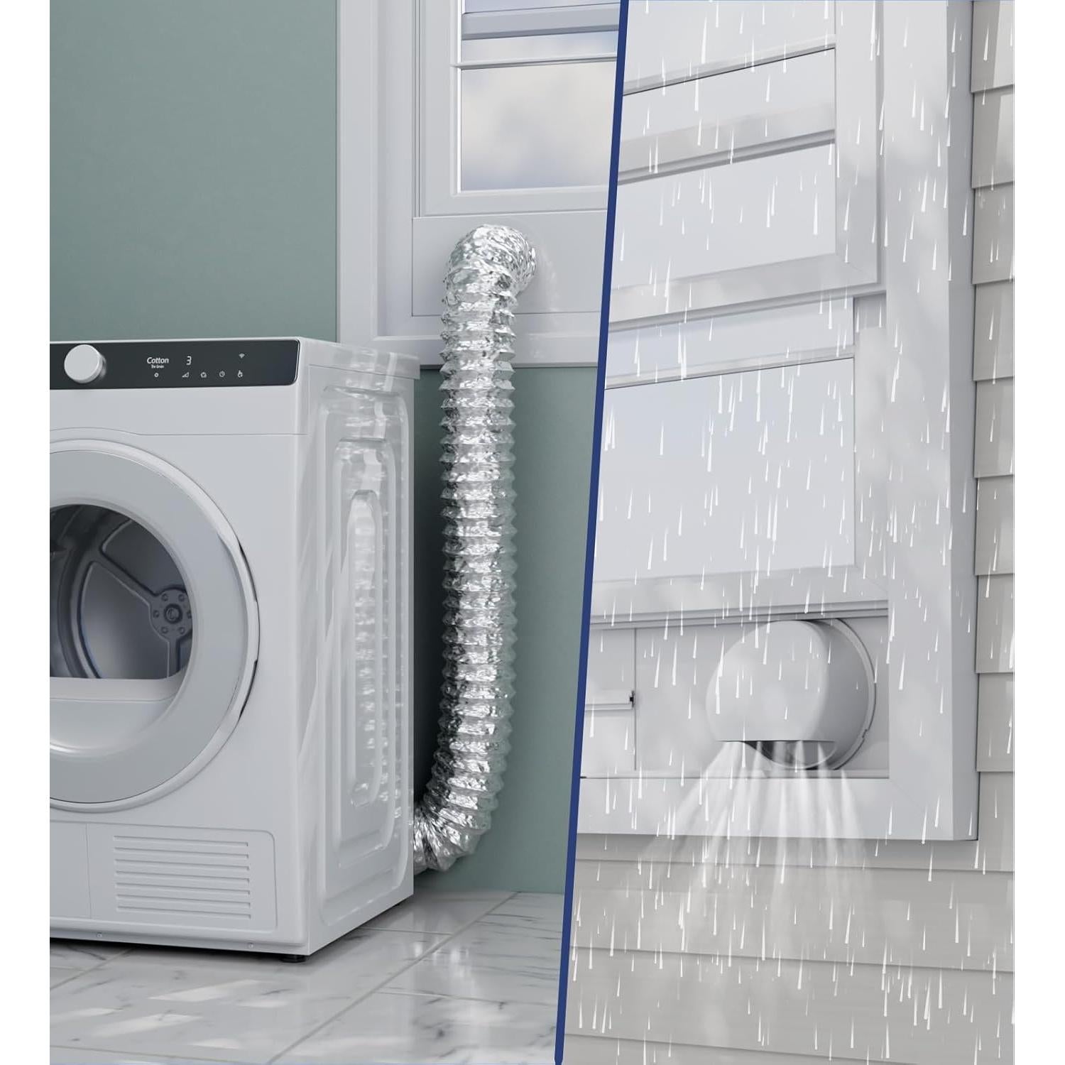 Kit de Ventilación para Secadora LEOPO con Manguera de 10 cm