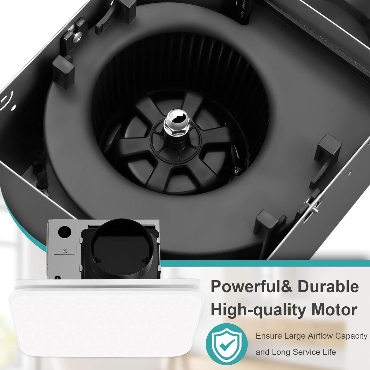 Ventilador Extractor de Baño JOEAONZ 110 CFM Ultra Silencioso