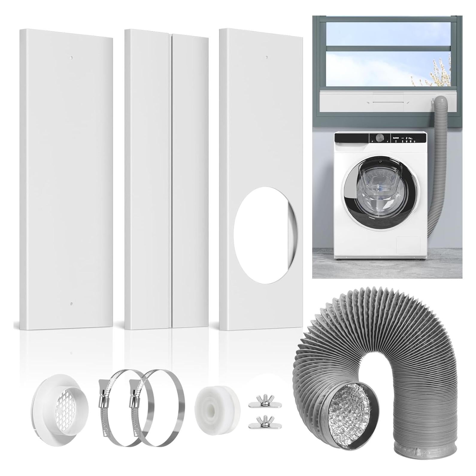 Kit de Ventilación de Ventana PURTEERY 4" Ajustable