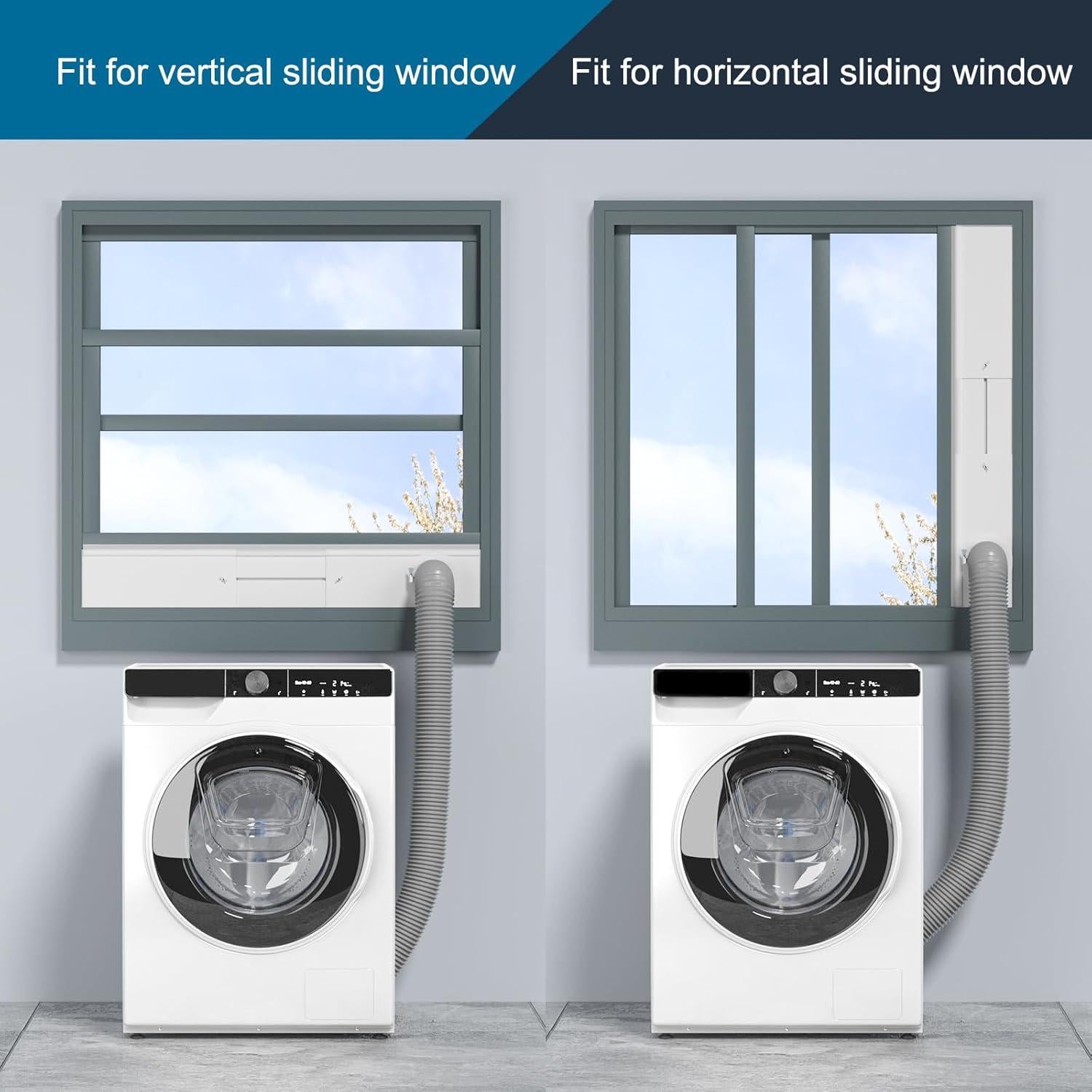 Kit de Ventilación de Ventana PURTEERY 4" Ajustable