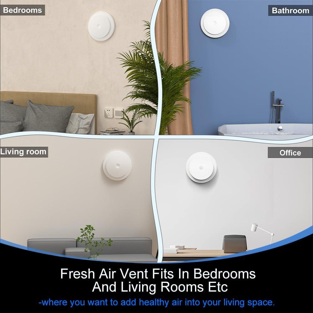 Ventilador de Aire Pasivo Weiworld 4" Eficiente Energéticamente