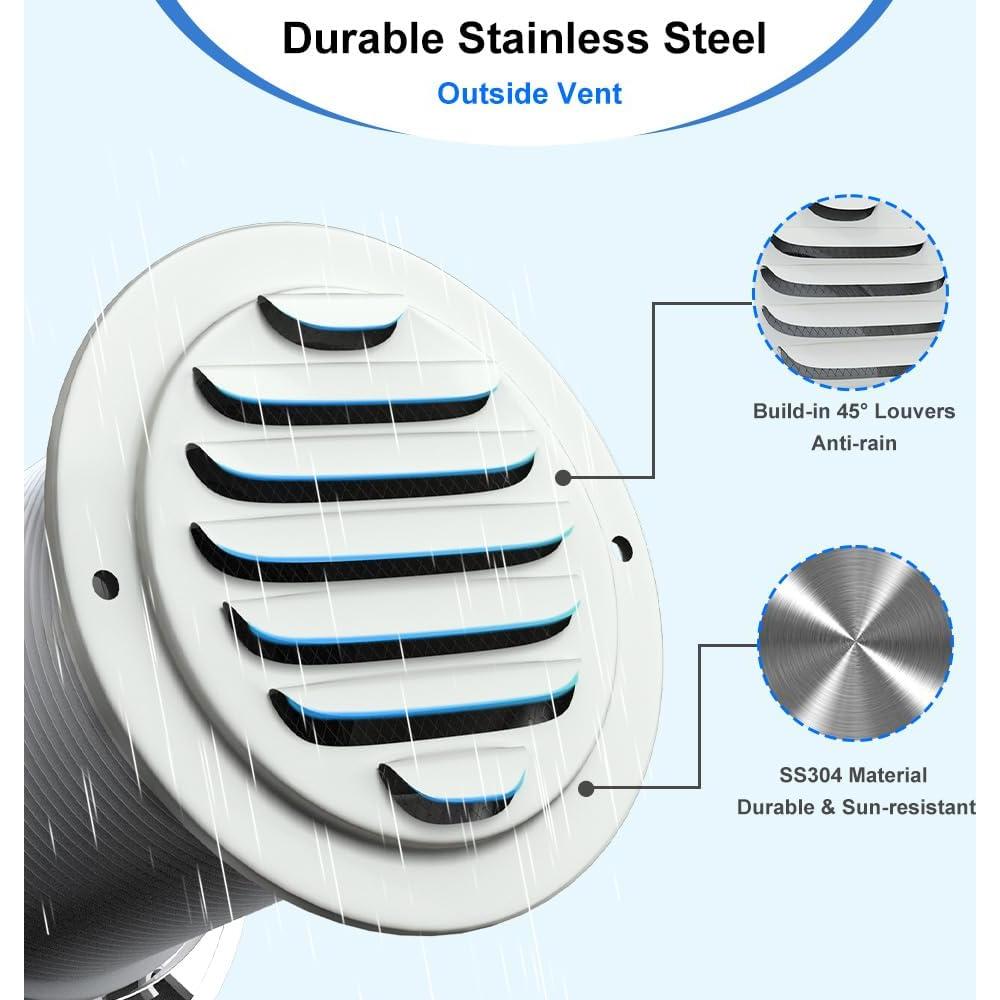 Ventilador de Aire Pasivo Weiworld 4" Eficiente Energéticamente