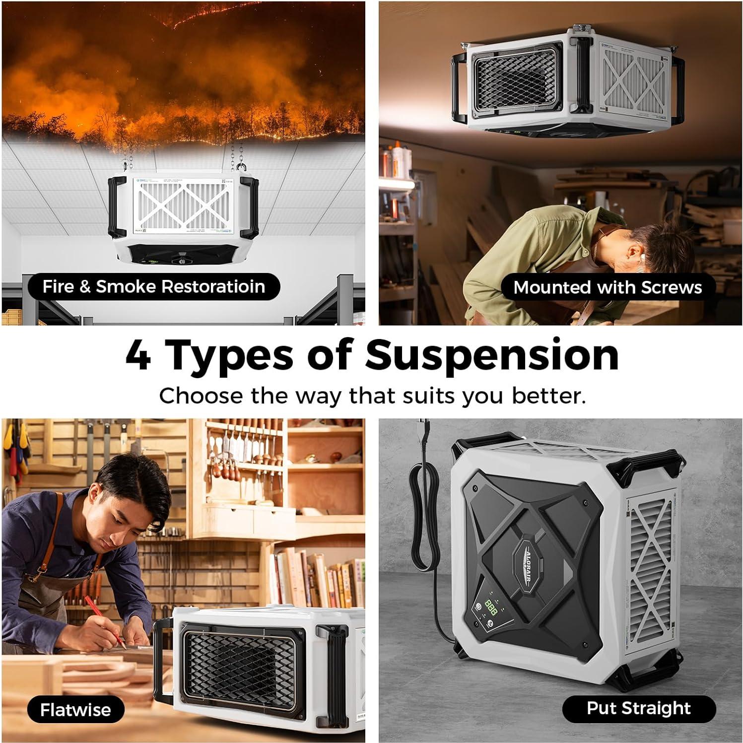 Sistema de Filtración de Aire ALORAIR Purecare 780 270° 62W