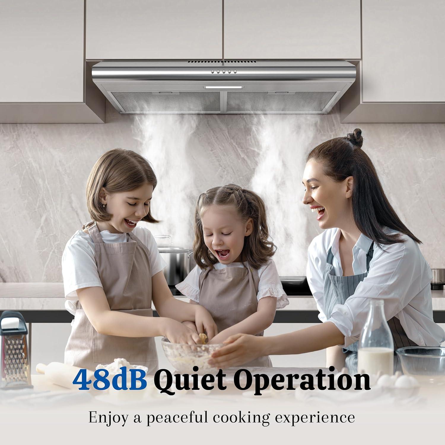 Campana Extractora FIREGAS 30" Bajo Gabinete 250 CFM LED