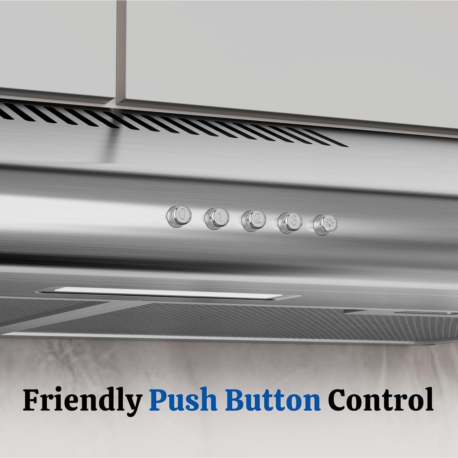 Campana Extractora FIREGAS 30" Bajo Gabinete 250 CFM LED