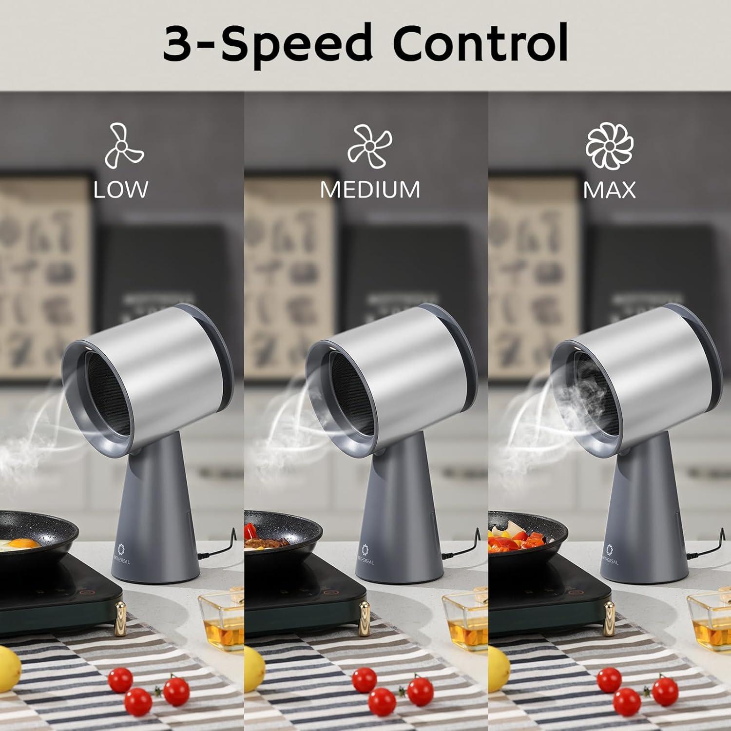 Campana de Mesa Portátil Airthereal RH180 3 Velocidades 1.31kg