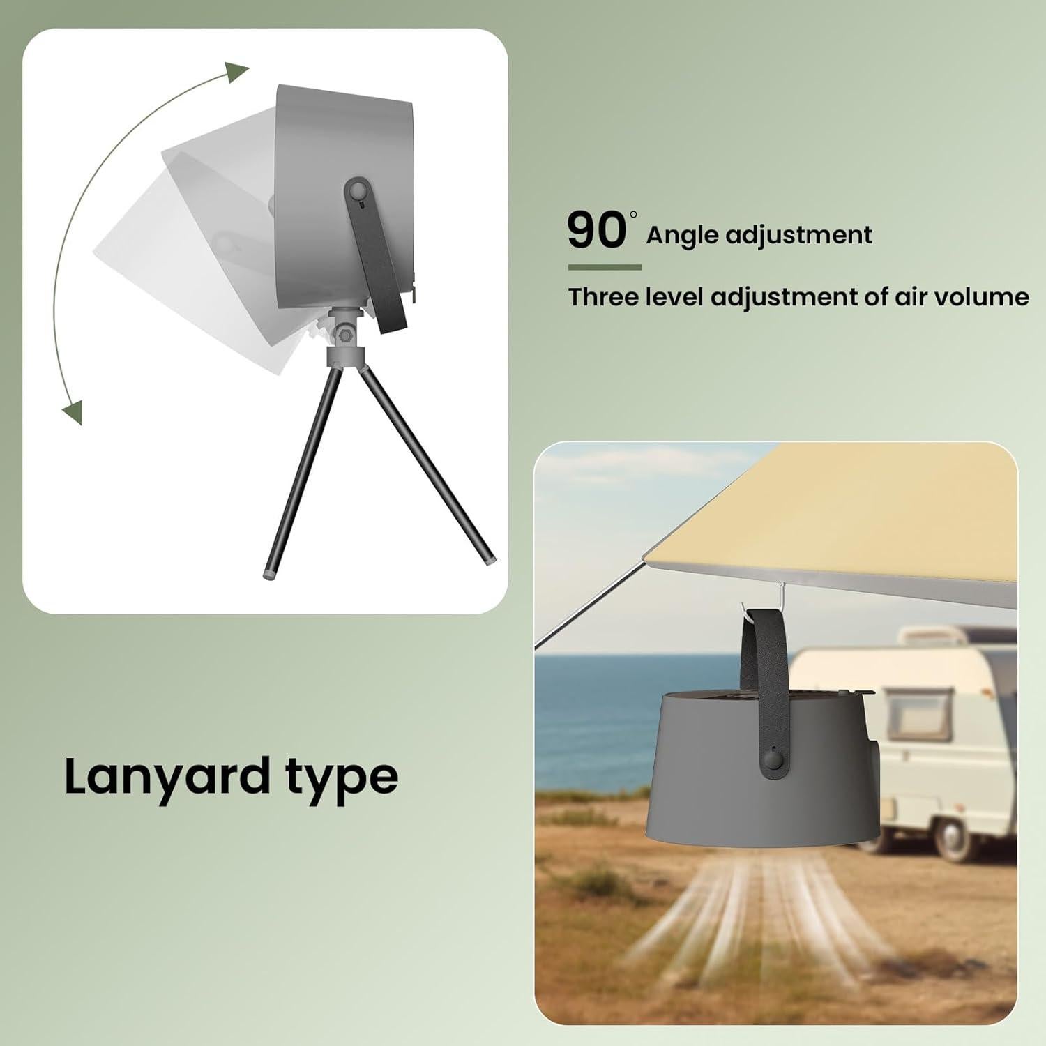 Campana Extractora Portátil Mihoho XC 1235 - 3 Velocidades, 0.73kg