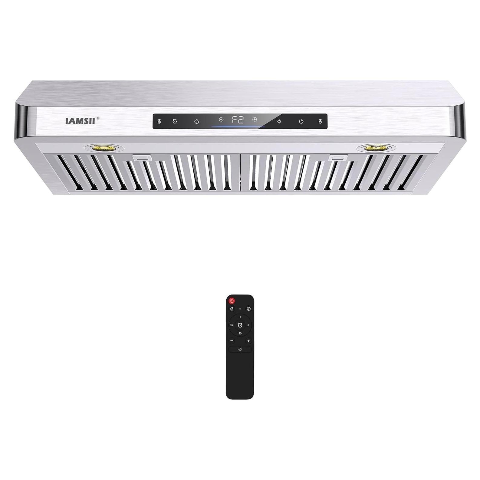 Campana Extractora de Gabinete Iamsii 90 cm 900 CFM Acero Inoxidable