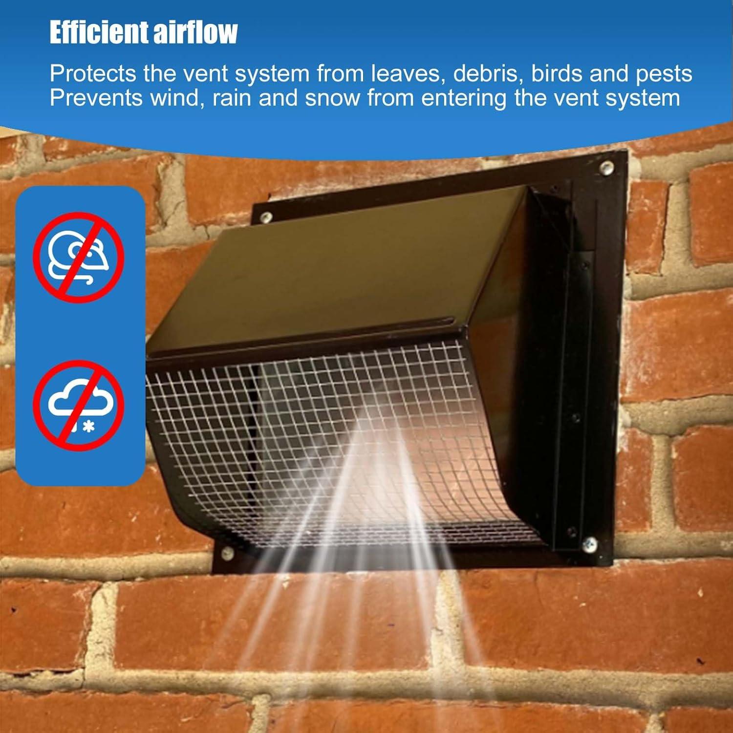 Capucha de Ventilación de Pared IHOUMEX 639 con Compensador