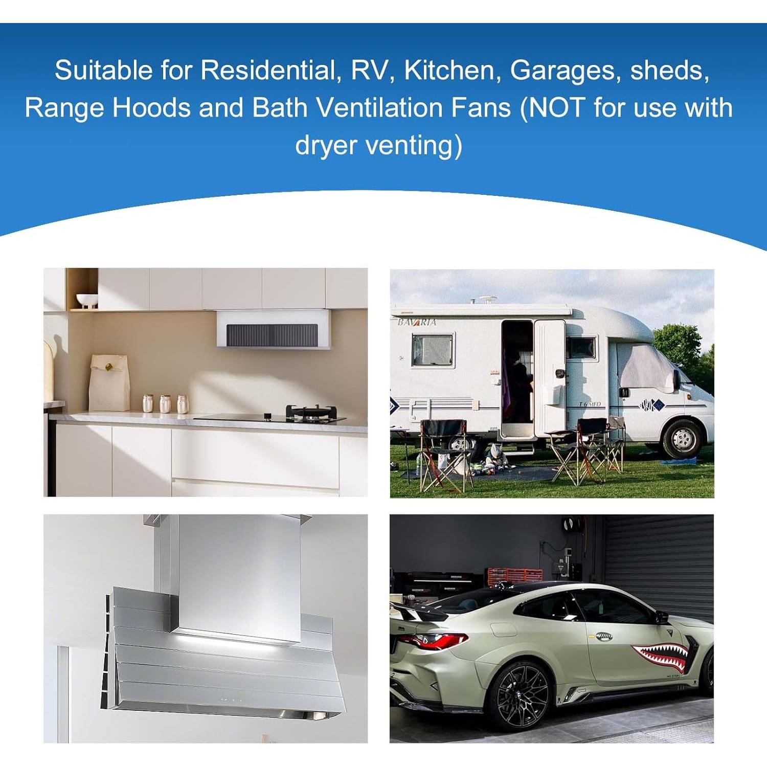 Capucha de Ventilación de Pared IHOUMEX 639 con Compensador