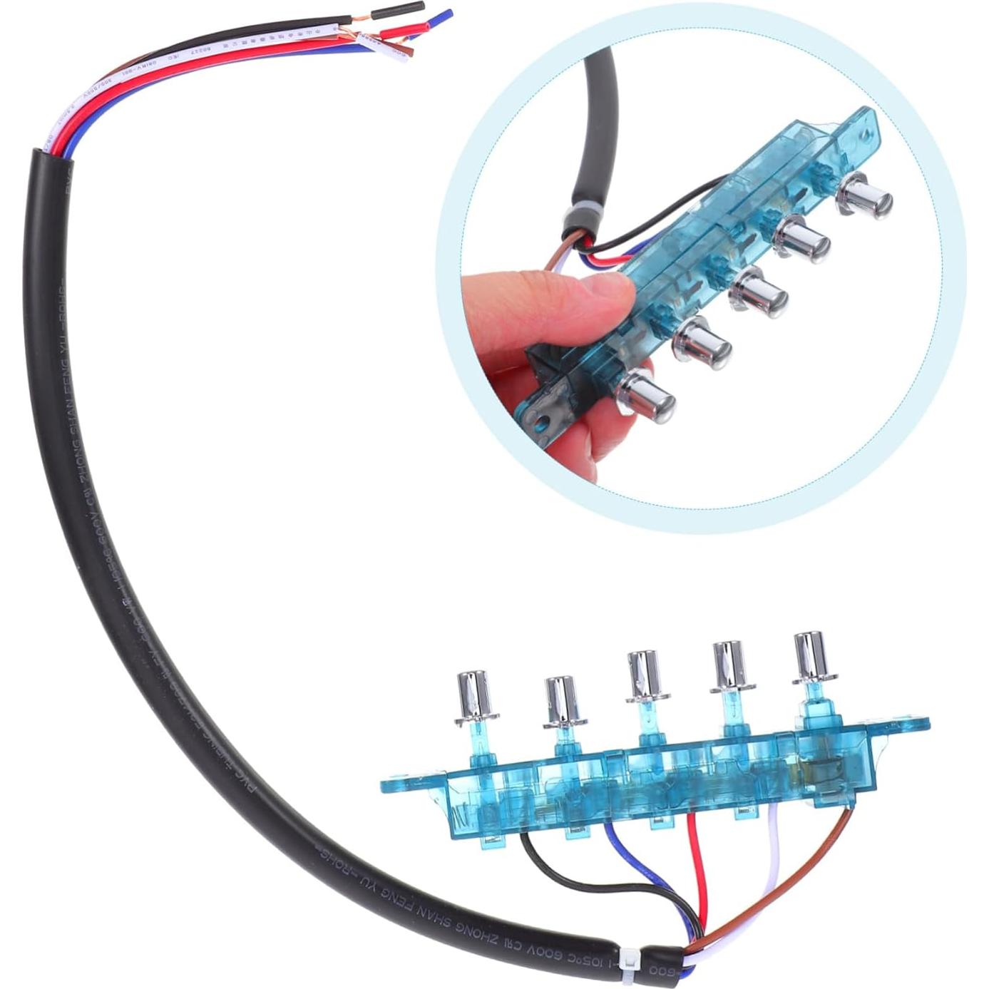 Reemplazo Botón Campana Extractora CHILDWEET 5 Botones 13x4cm