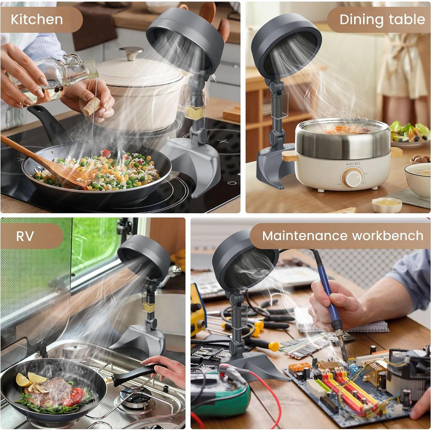 Campana Extractora Portátil Anechol JXRH 65dB para Cocina