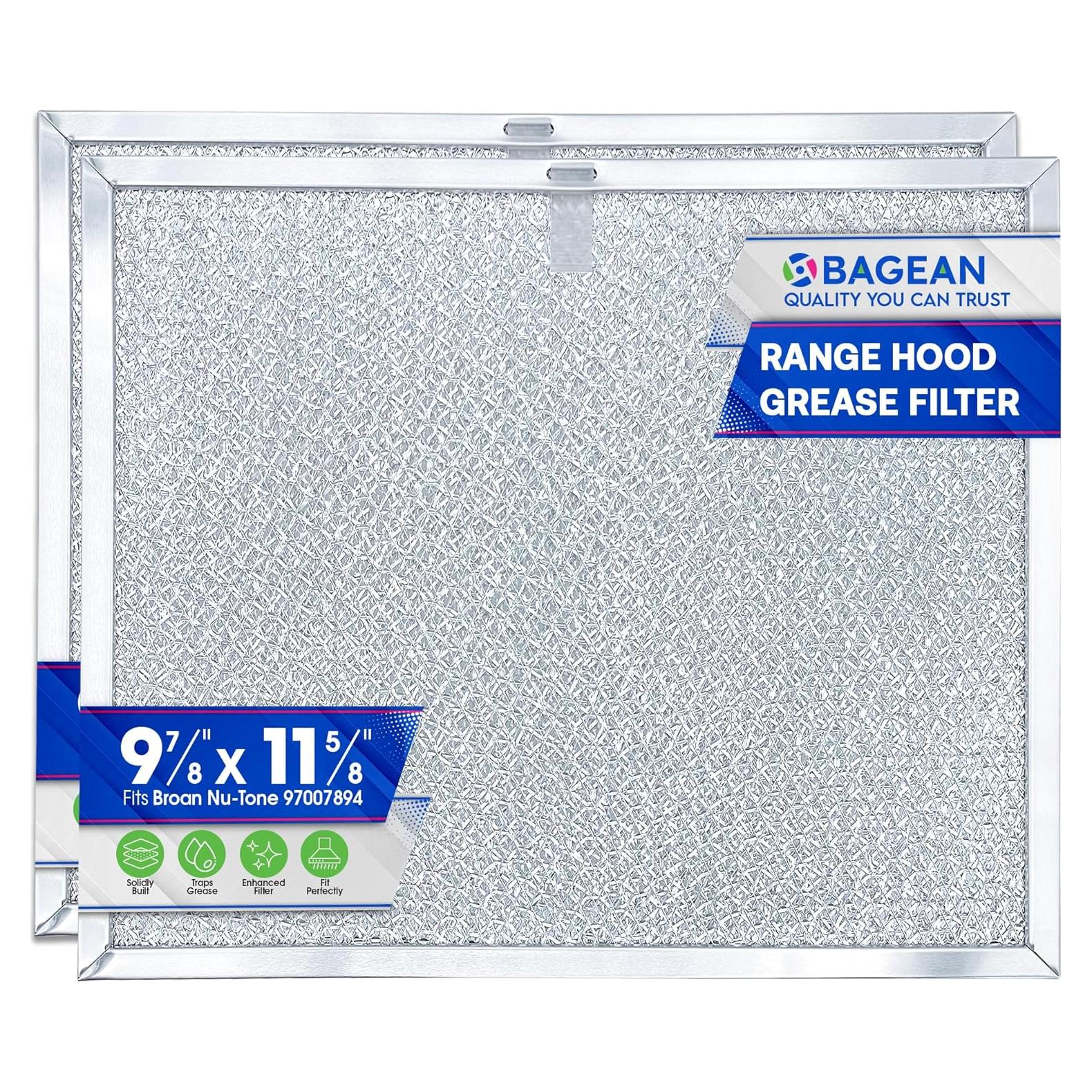 Filtros de Ventilación Bagean 97007894 25.1x29.7cm - Paquete de 2