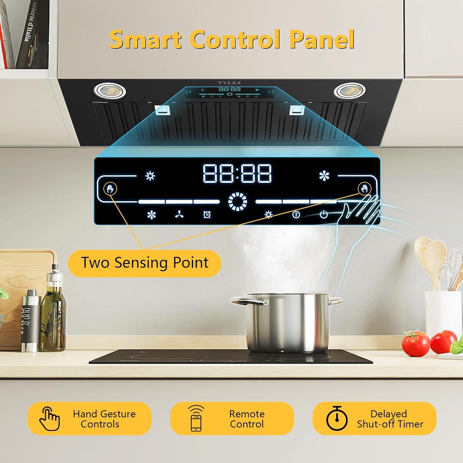 Campana Extractora Empotrada Turephe KMB02-30 900 CFM Acero Inoxidable