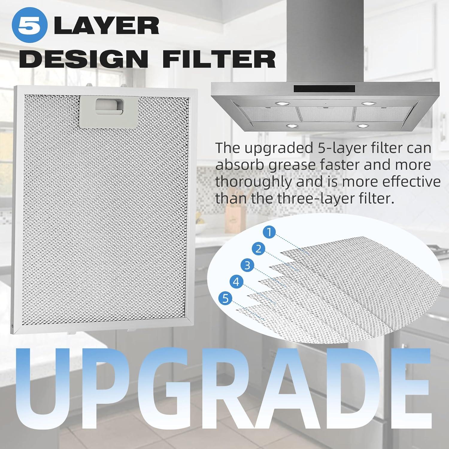 Filtro de Grasa W10169961A Fetechmate 2PC 30.48x26.67cm