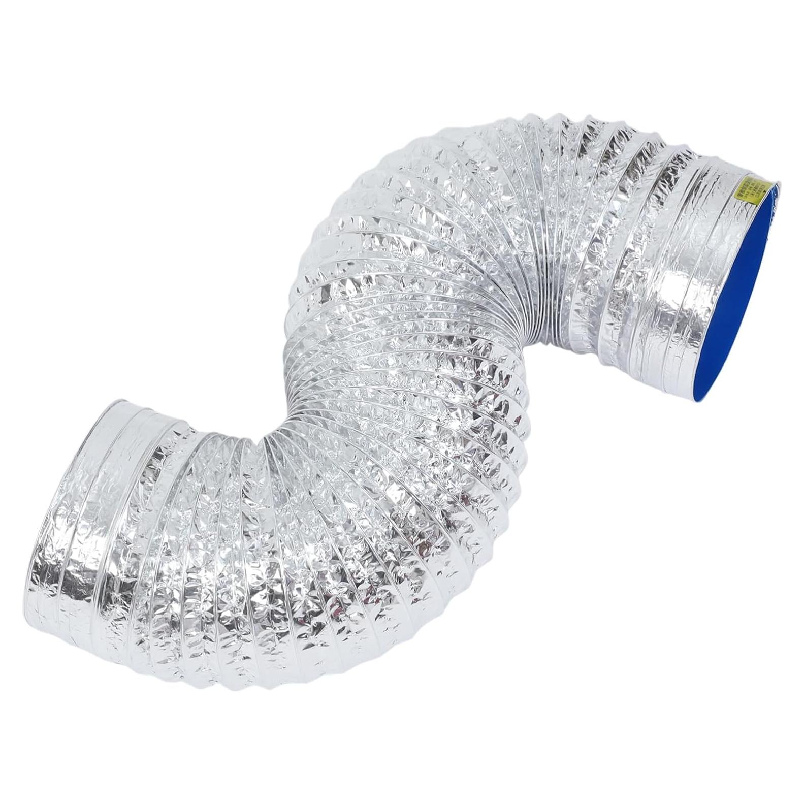 Manguera de Ventilación Flexible Aluminio 100cm Tofficu