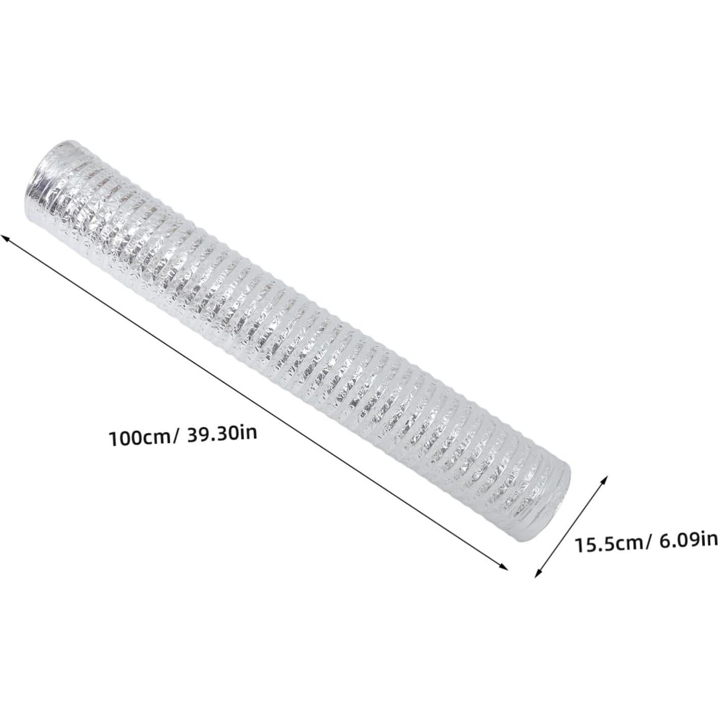 Manguera de Ventilación Flexible Aluminio 100cm Tofficu