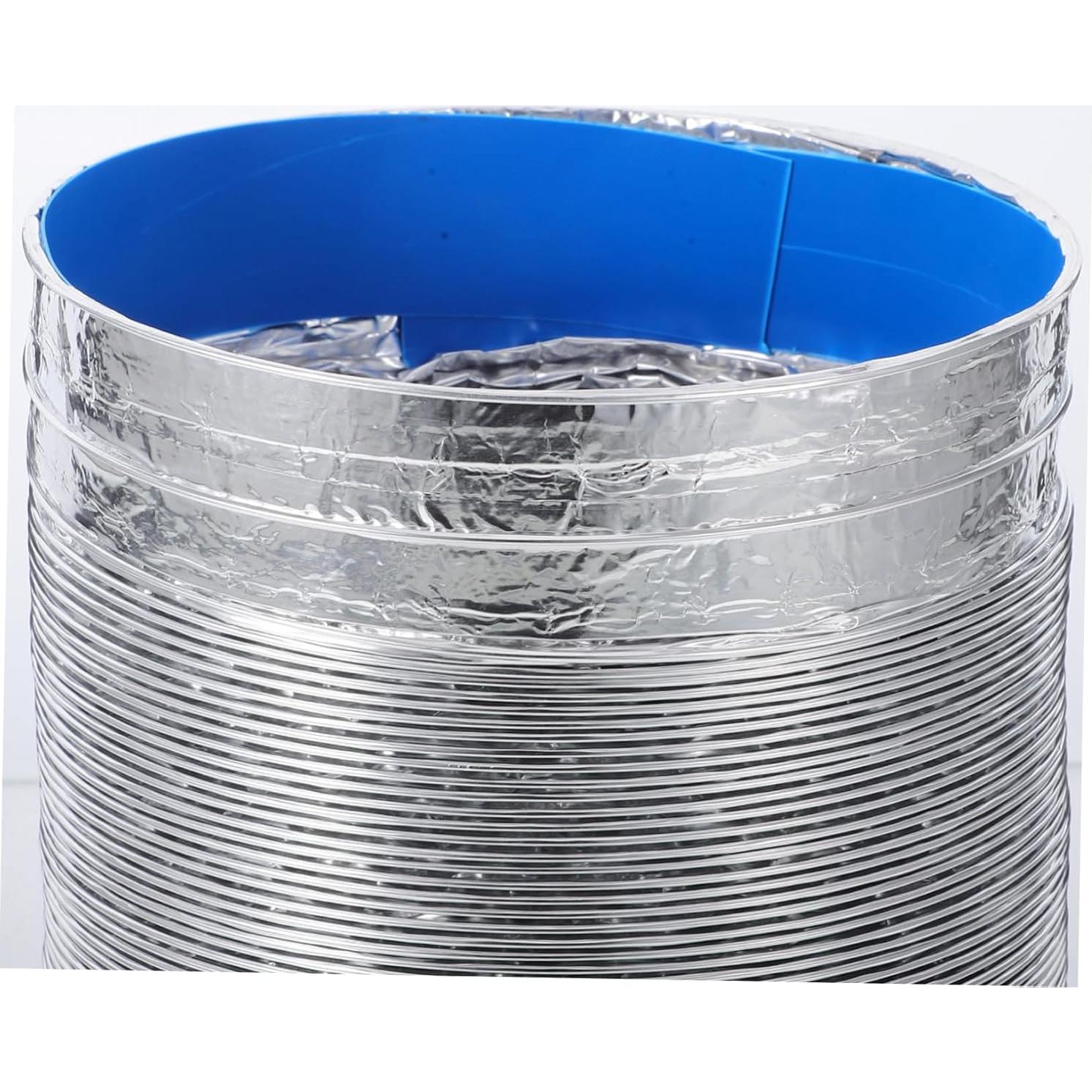 Conducto de Ventilación Flexible KALLORY 100cm Aluminio Plata