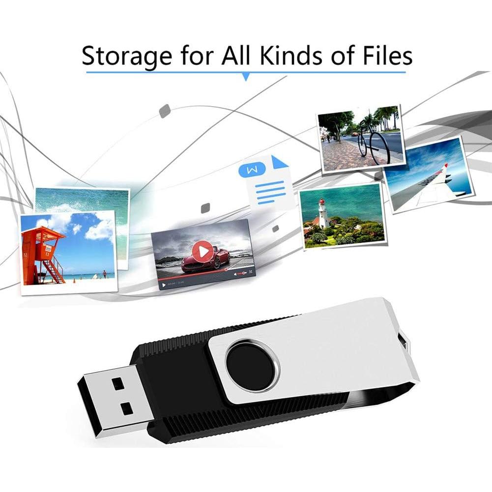 KEXIN 128GB USB 2.0 Flash Drive Pack de 5 Unidades