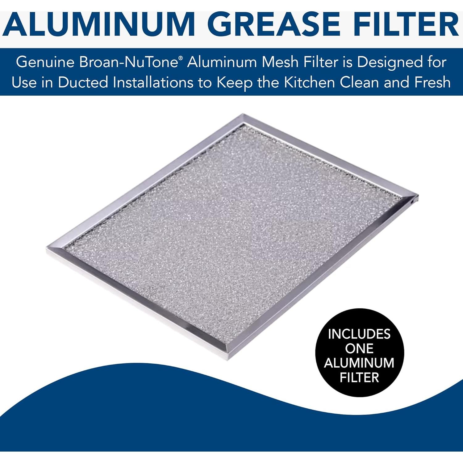 Filtro de Grasa de Aluminio Broan-NuTone BP29 22.23x26.67cm