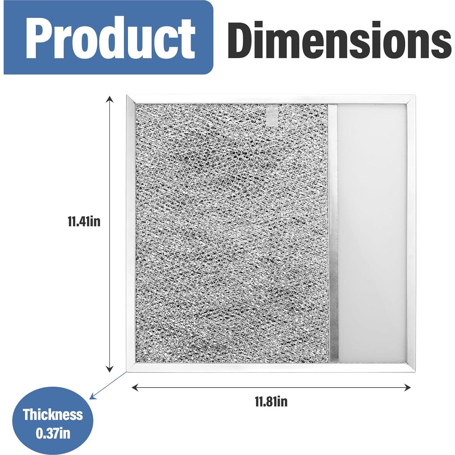 Filtro de Grasa Aluminio BP57 con Lente de Luz Broan-NuTone