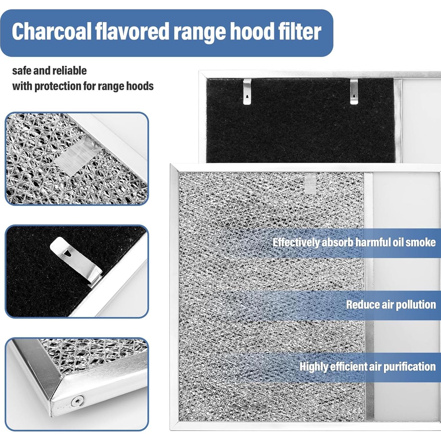 Filtro de Grasa Aluminio BP57 con Lente de Luz Broan-NuTone