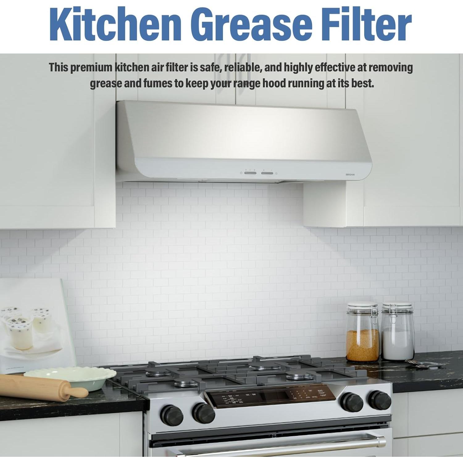 Filtro de Grasa Aluminio BP57 con Lente de Luz Broan-NuTone