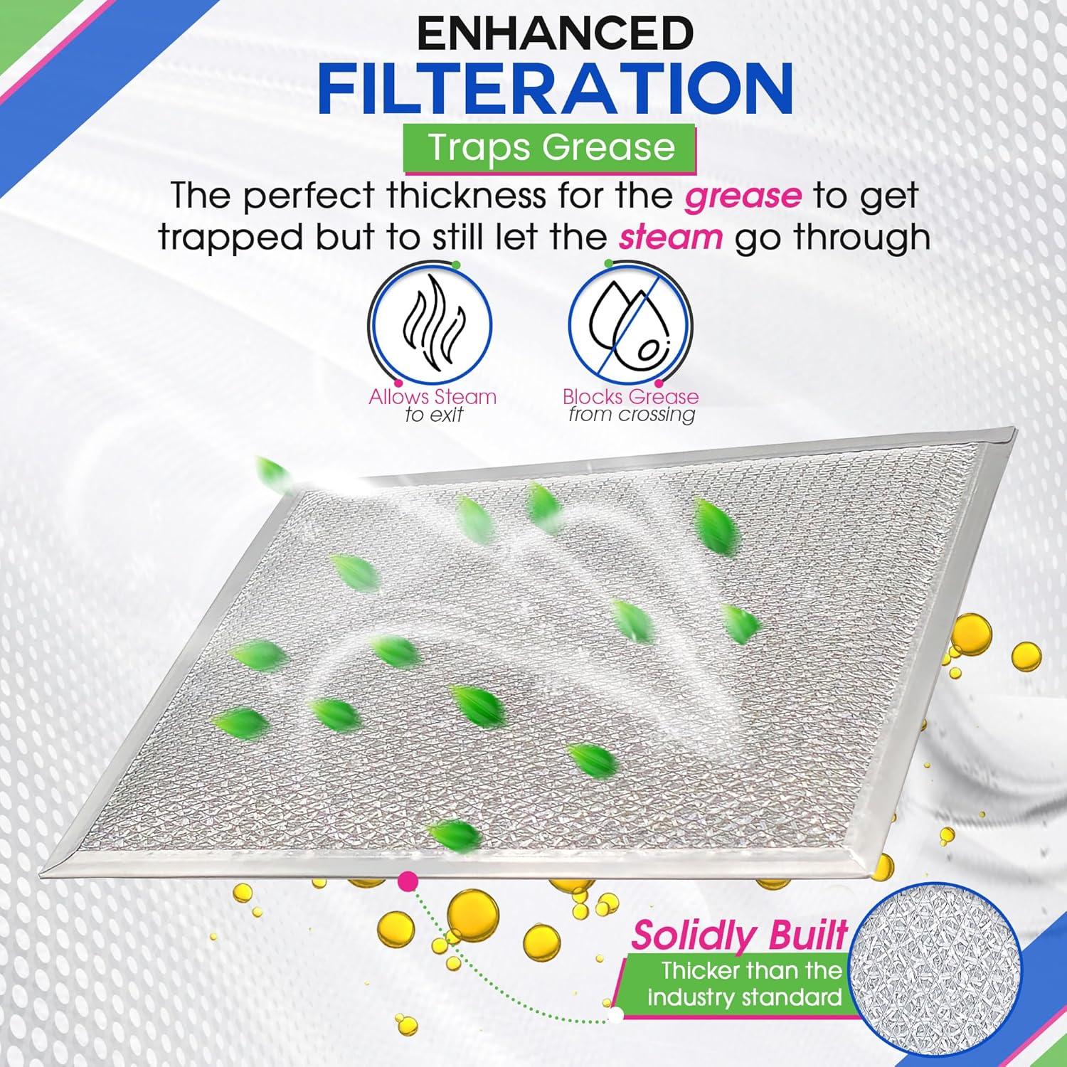 Filtro de Campana Extractora Bagean 20.32 x 24.13 cm Aluminio