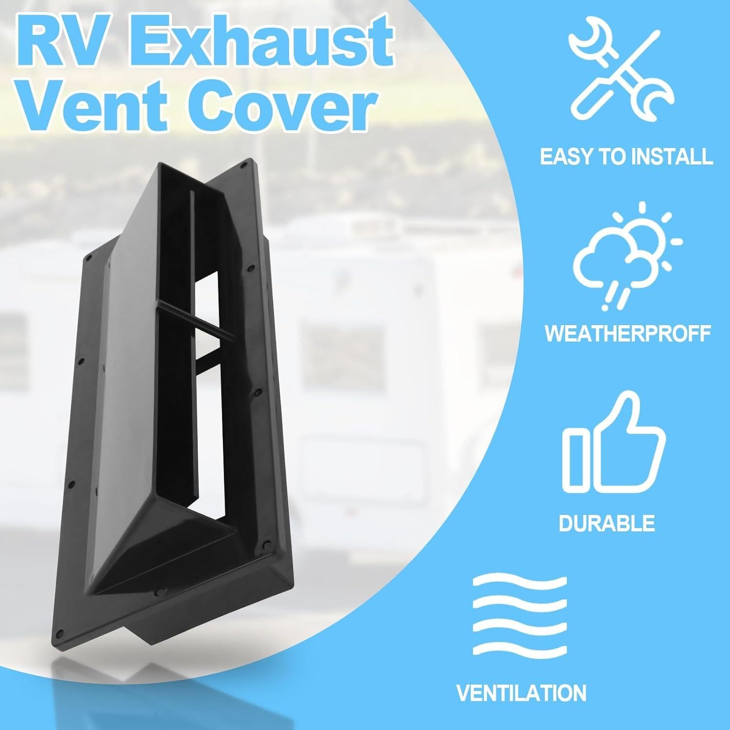 Cubierta de Ventilación de Escape Gekufa RV - 13.5 cm x 29.5 cm