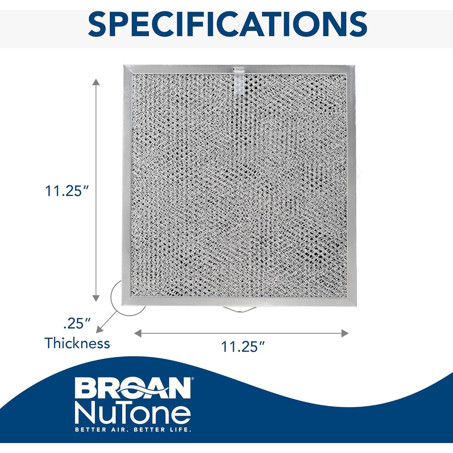 Filtro de Carbón Broan-NuTone BPQTF para Campana Extractora