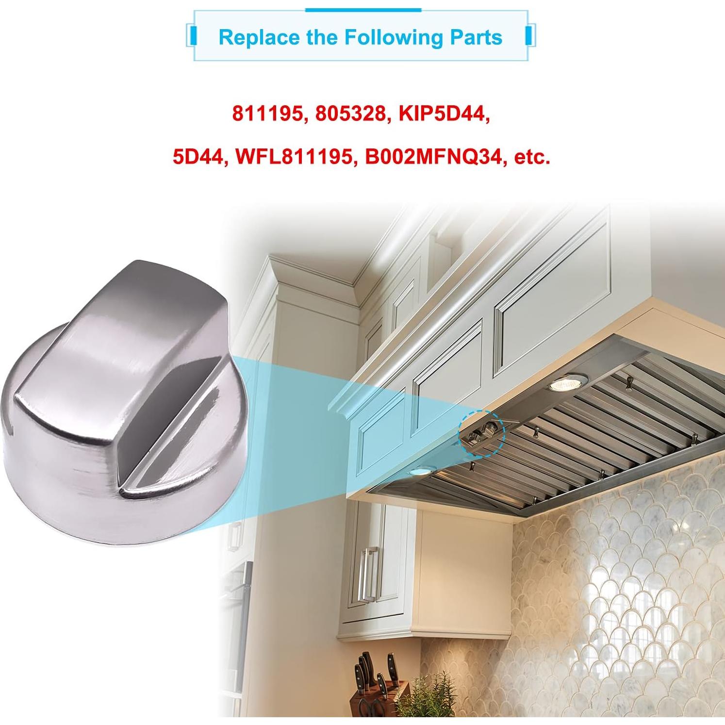 Perilla de Reemplazo YMDparts 811195 para Campana Wolf - Paquete de 3