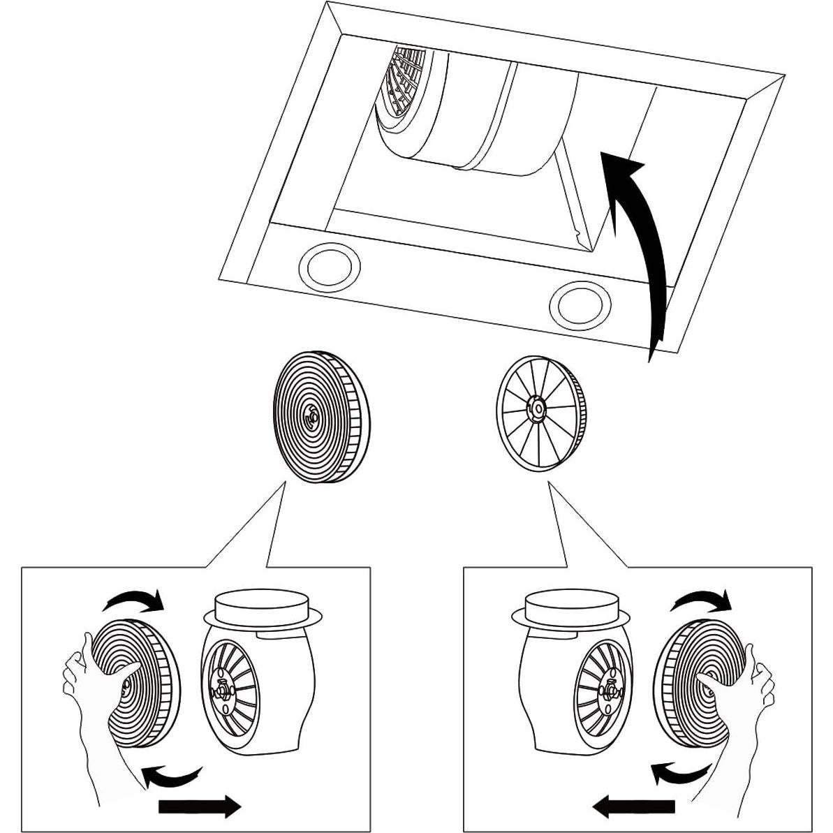 Filtro de Carbón Activado FIREGAS CC110 - 2 Piezas