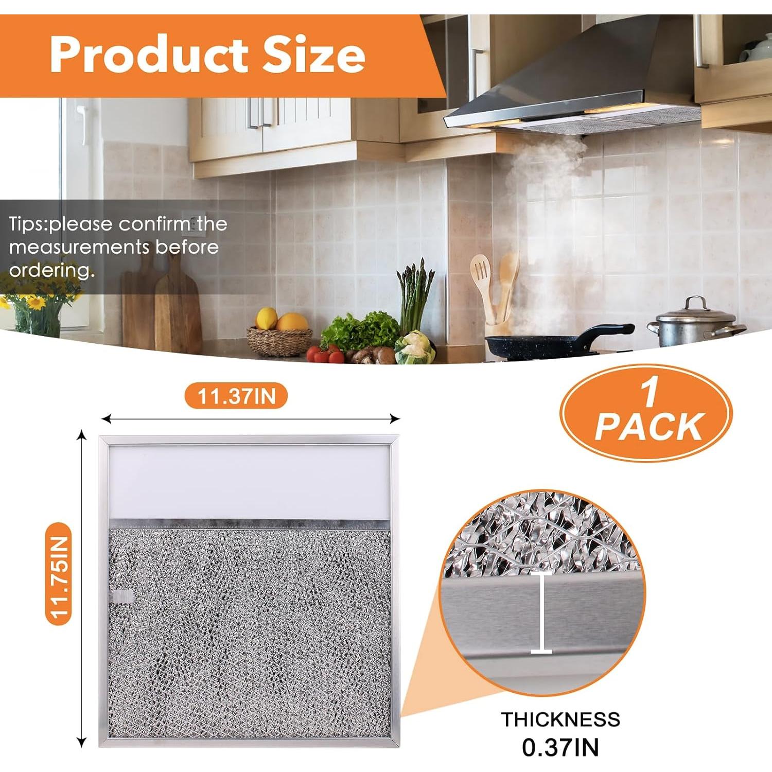 Filtro de Campana Extractora Broan R610045 Aluminio 29.2x29.8cm