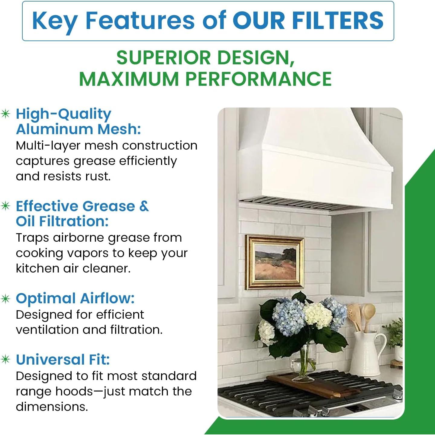 Filtro de Reemplazo Filter Everything S99010316 para Campana Extractora