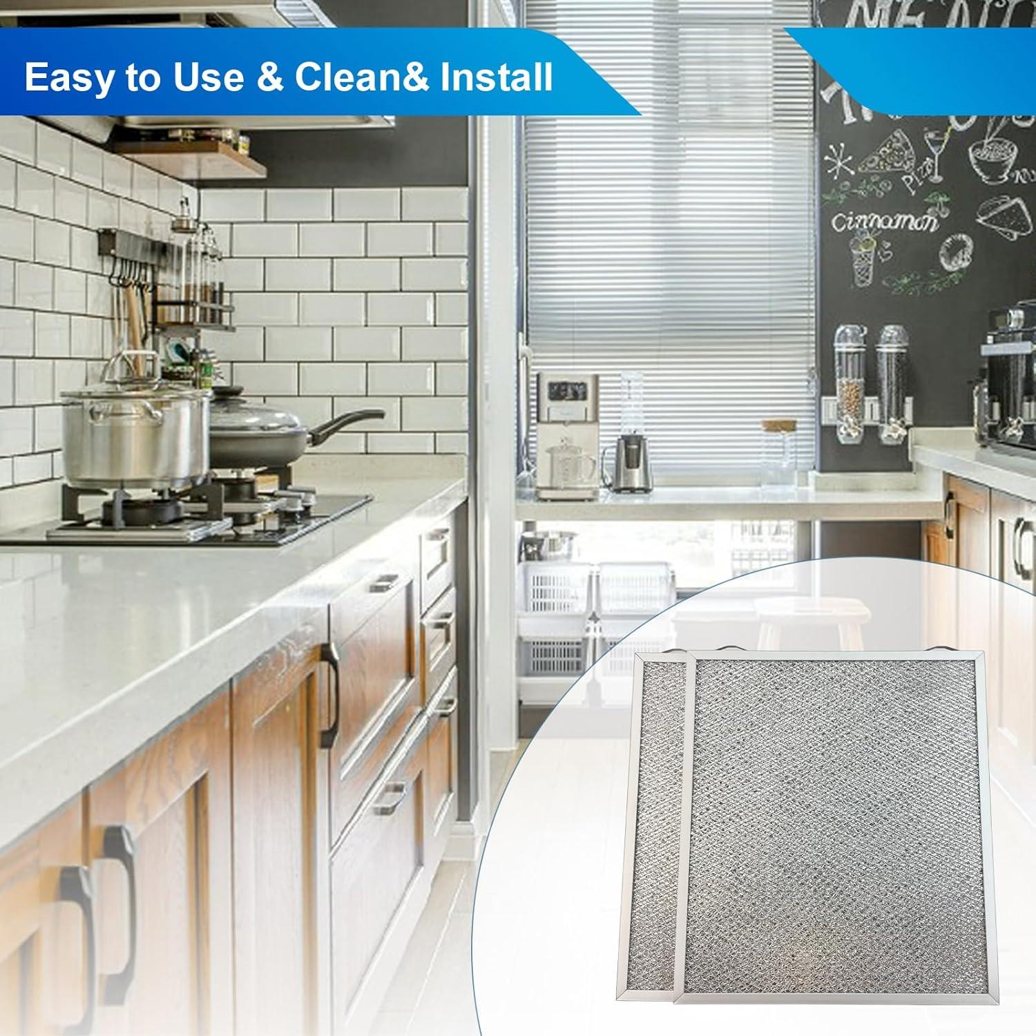 Paquete de 2 Filtros de Campana Extractora Kioozsy S99010430-002 40x35.2 cm