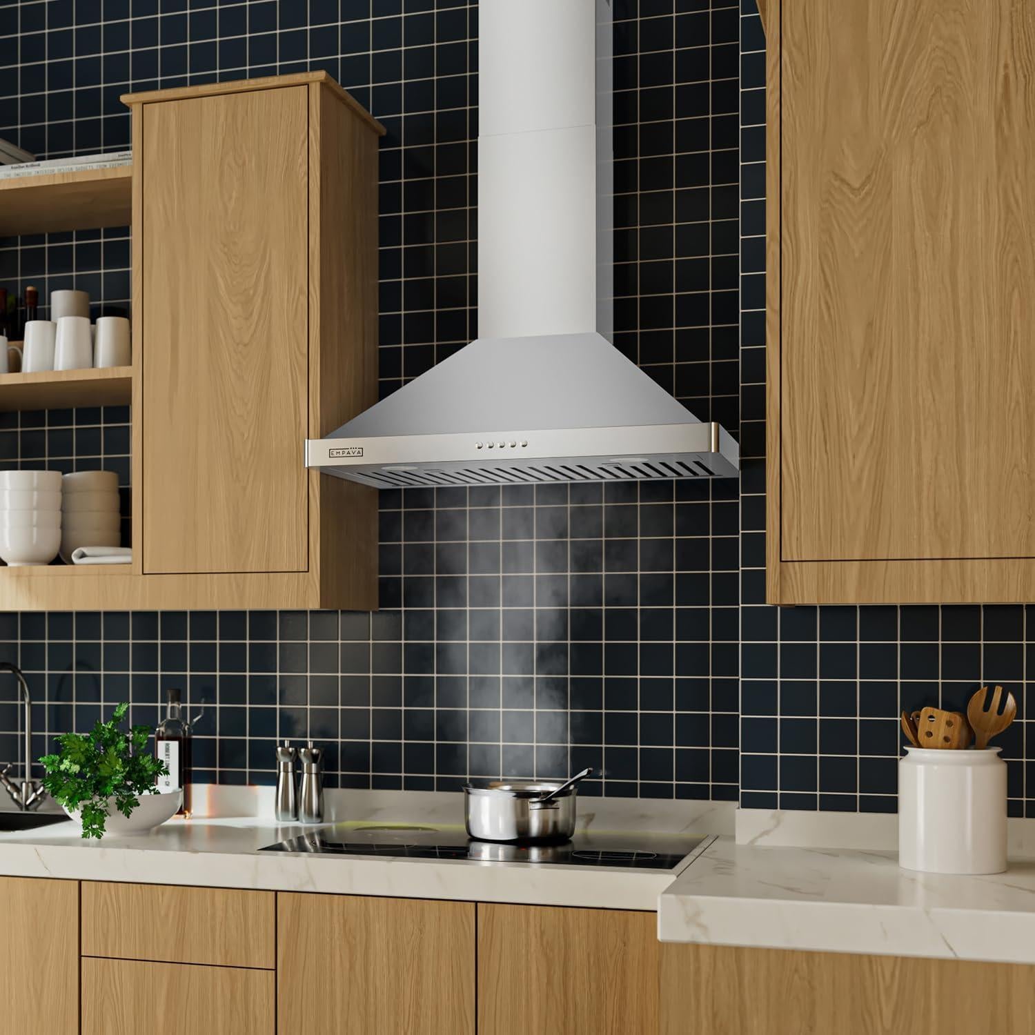 Campana Extractora Empava 76 cm Montada en Pared 400 CFM