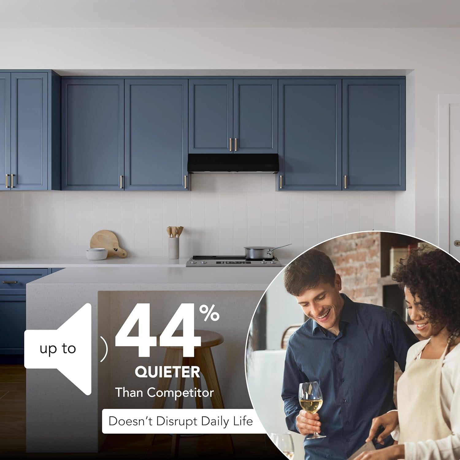 Campana Extractora Bajo Gabinete Broan-NuTone 91x15cm 350 CFM