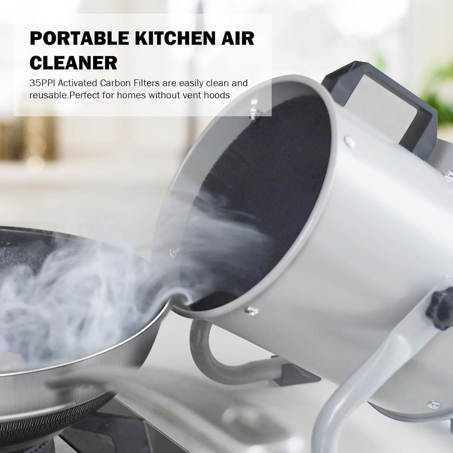 Campana Extractora Portátil Aledaras PVF-180 50W Plata