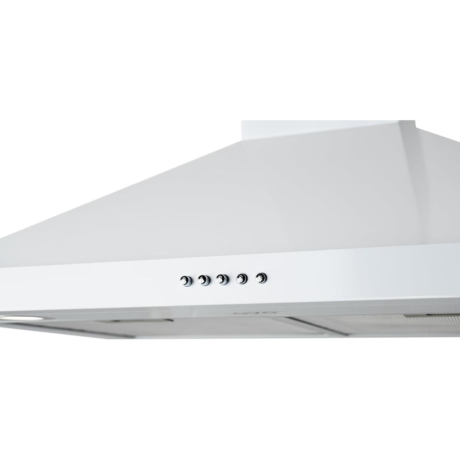 Campana de Pared OVO OV-2007WH 76.2 cm 3 Velocidades Acero Inoxidable