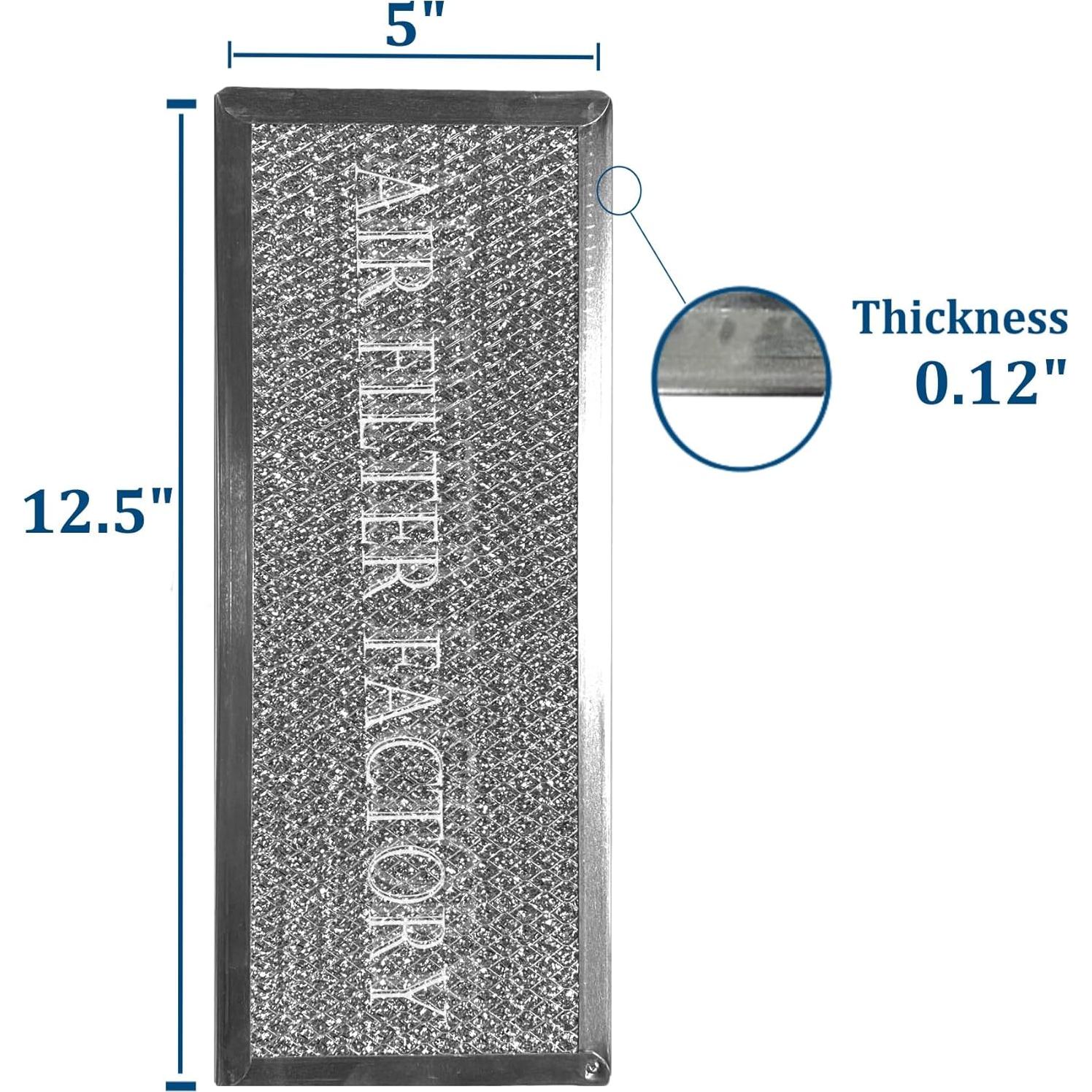 Filtro de Grasa de Aluminio 12 Capas Air Filter Factory 12.7x31.75 cm