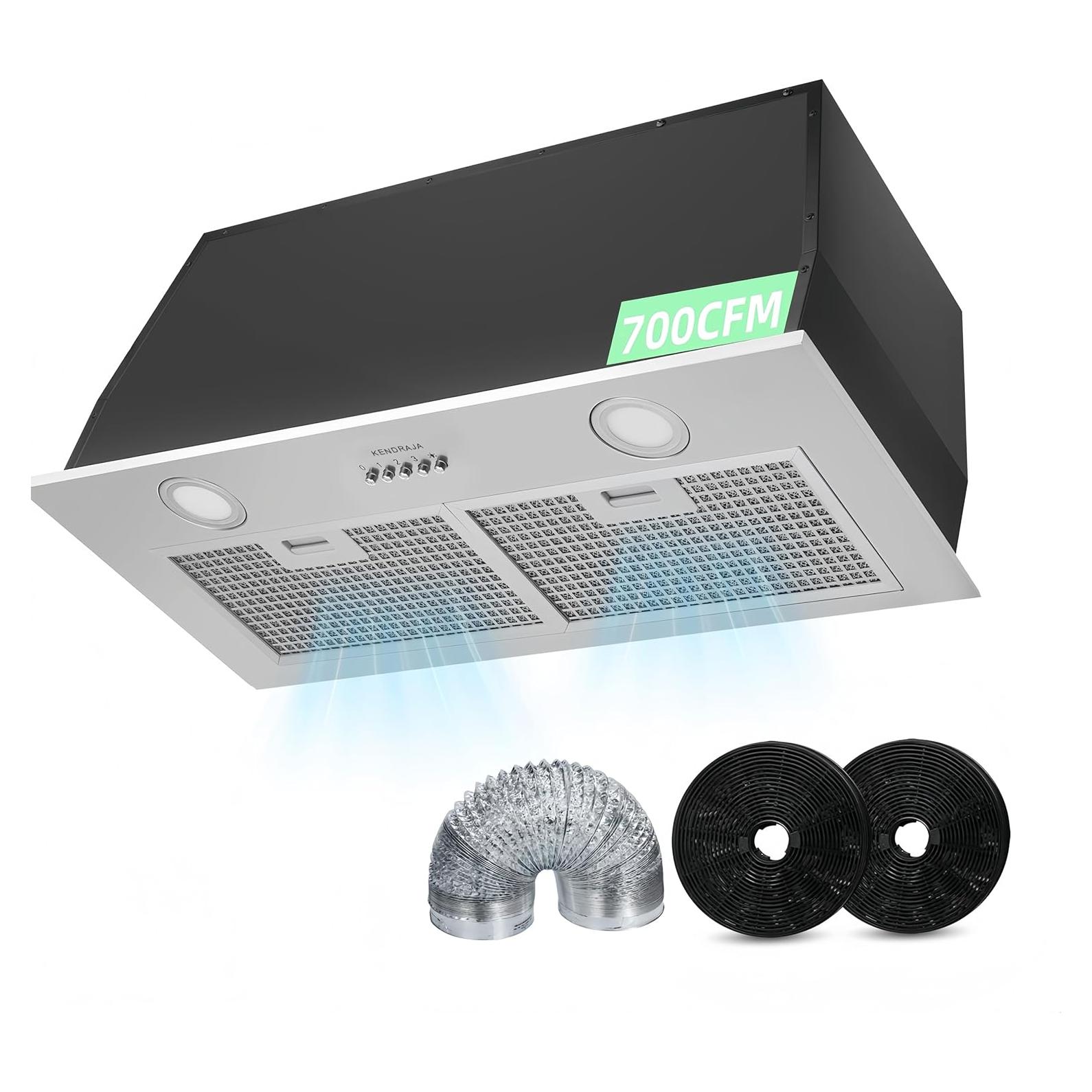 Campana de Cocina Empotrada KENDRAJA 76.2 cm 700 CFM LED