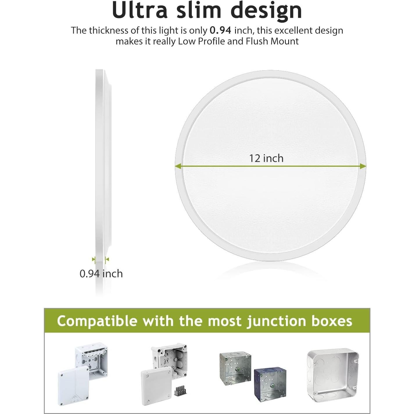 Lámpara de Techo LED Hepside 30cm 28W Regulable 3 Colores