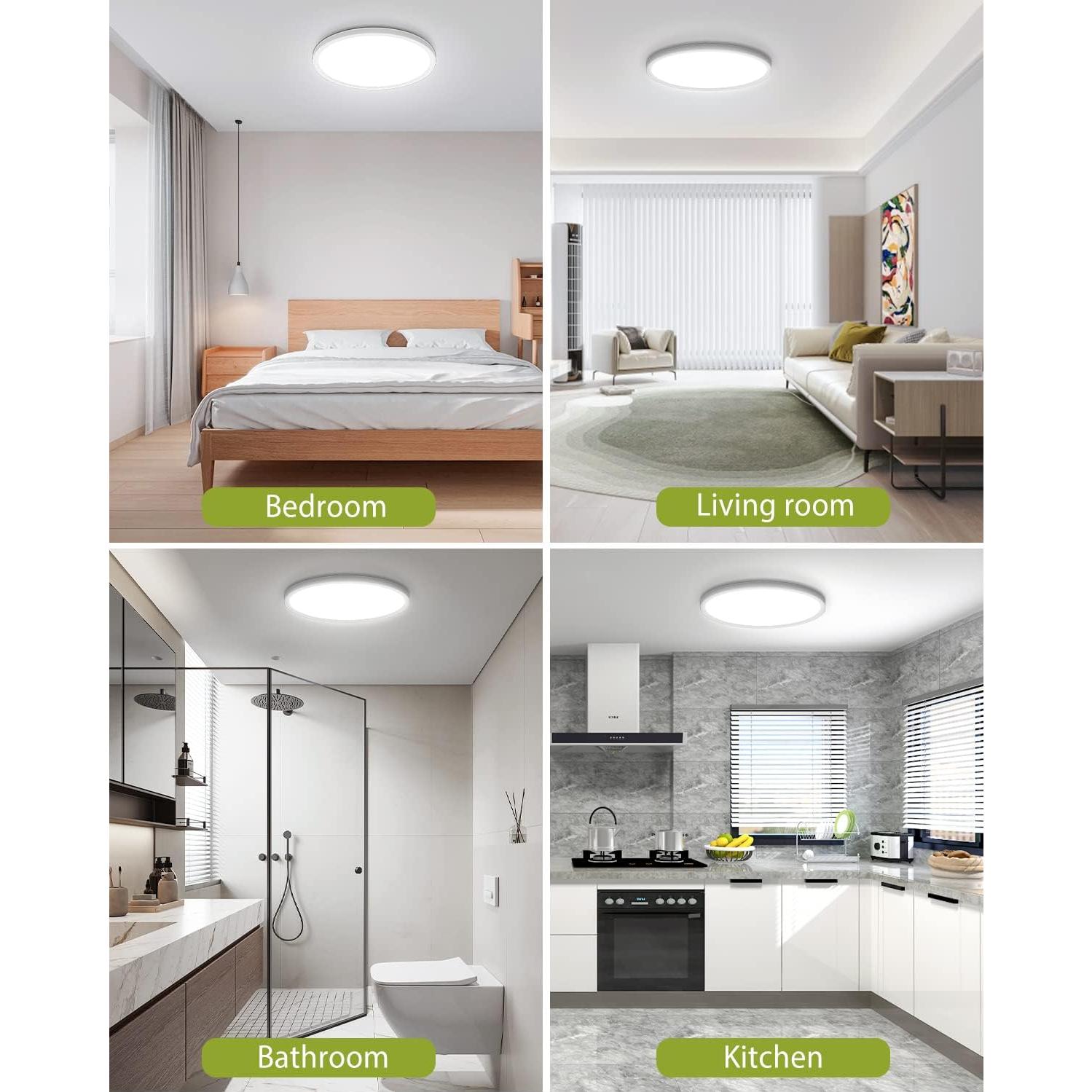 Lámpara de Techo LED Hepside 30cm 28W Regulable 3 Colores