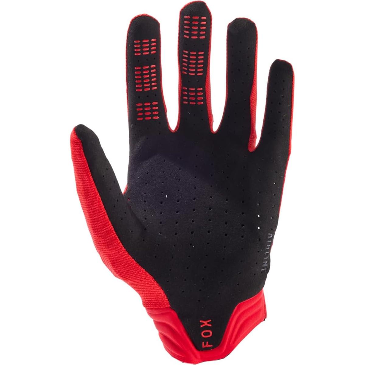 Guante de Motocross Fox Racing Airline Rojo Fluorescente M
