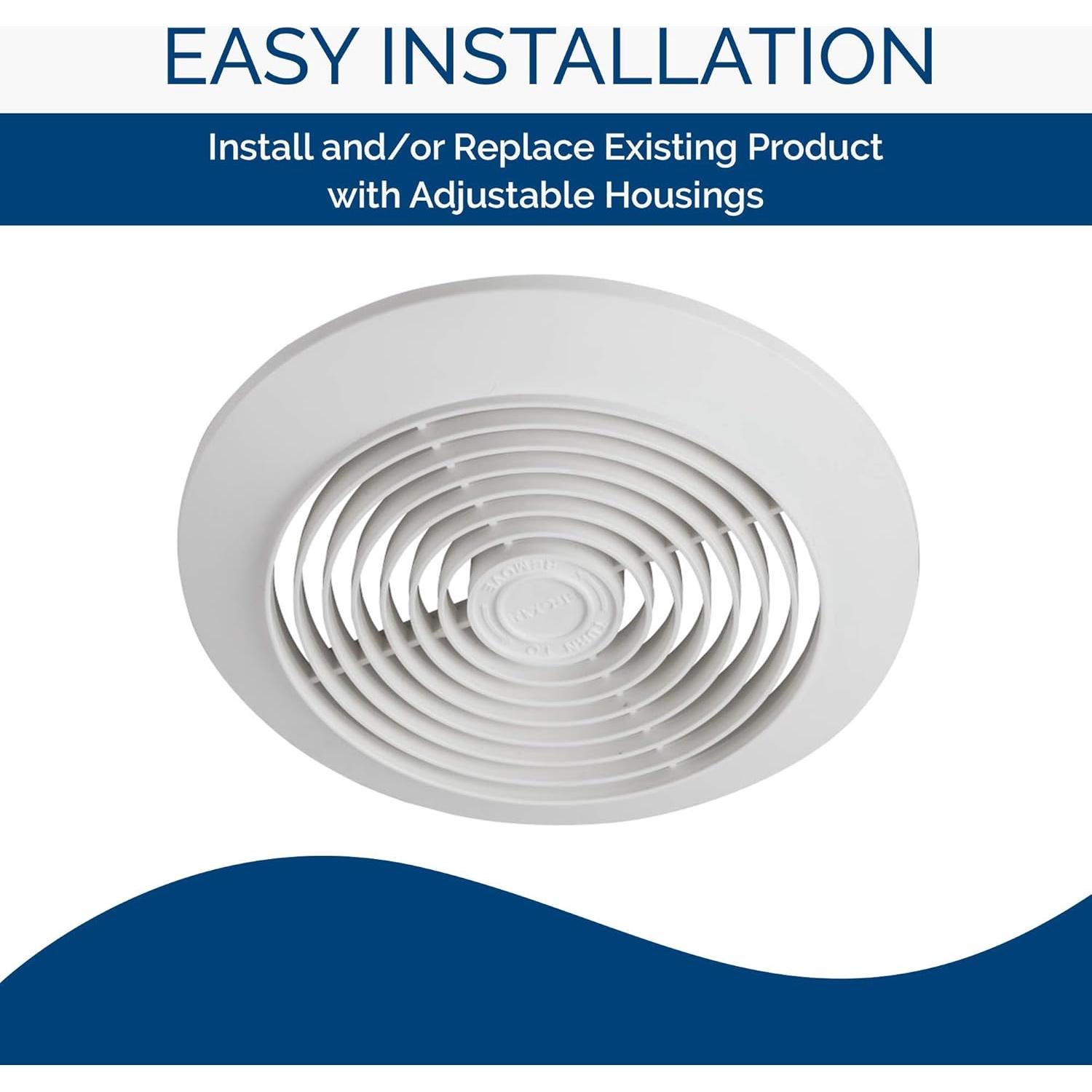 Ventilador de Ventilación Broan-NuTone 512M 70 CFM 6.0 Sones