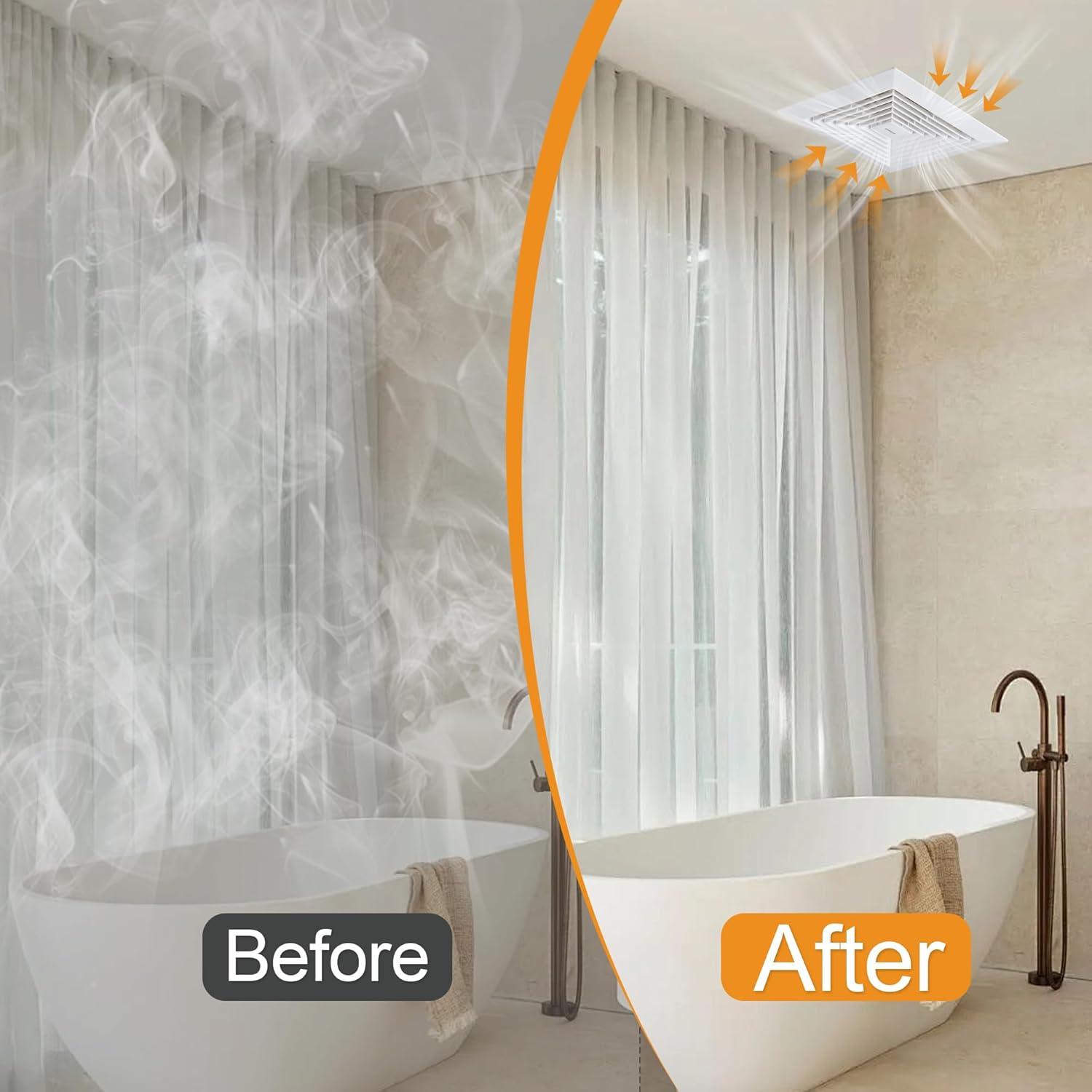 Ventilador Extractor de Baño Yanliangvich 30cm Silencioso 110 CFM