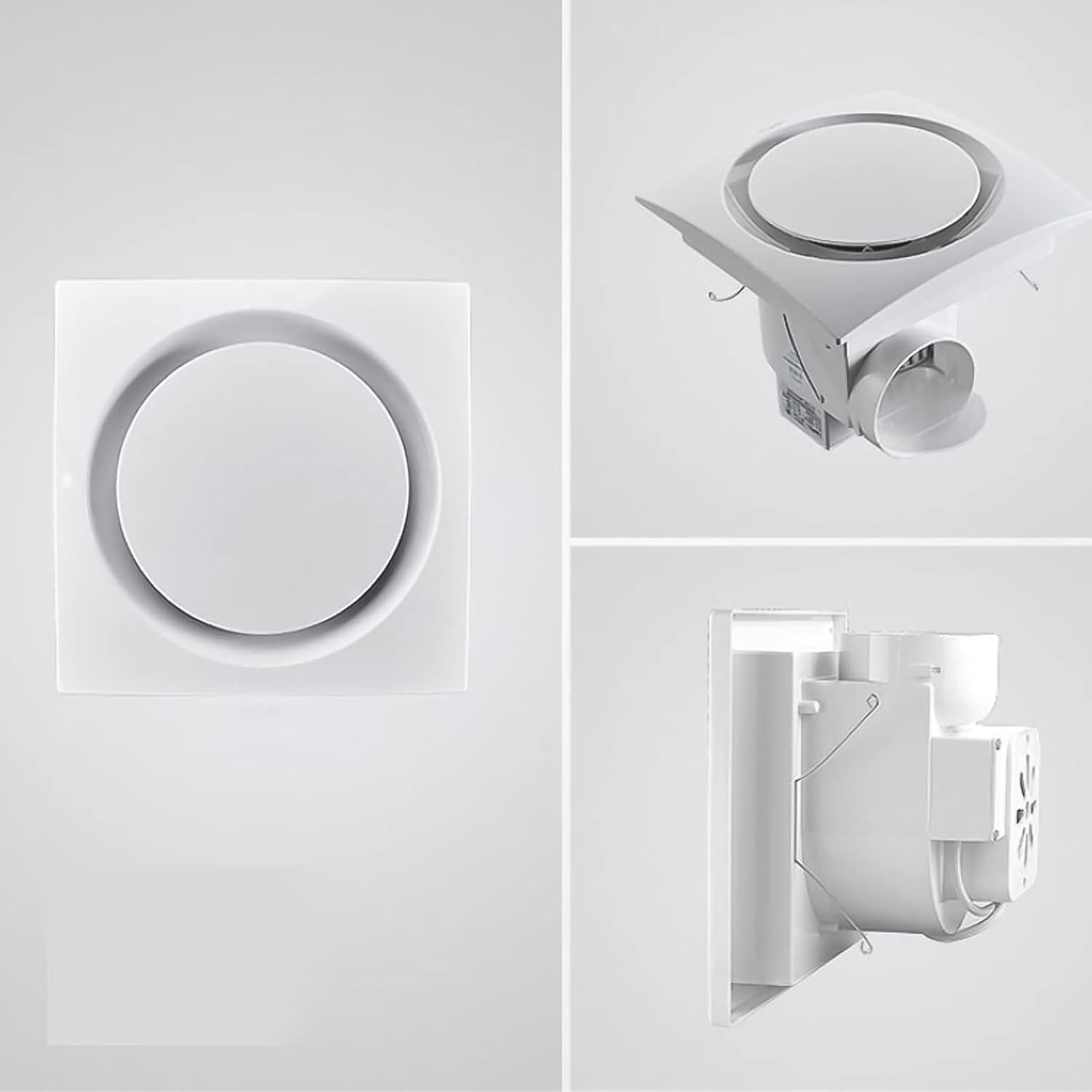 Ventilador Extractor de Baño TWSOUL 25W 110V 20.5x20.5cm