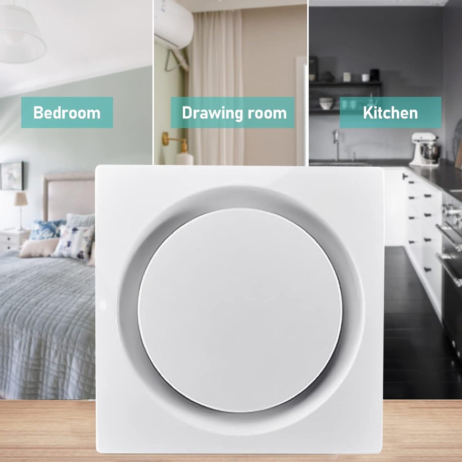 Ventilador Extractor de Baño TWSOUL 25W 110V 20.5x20.5cm