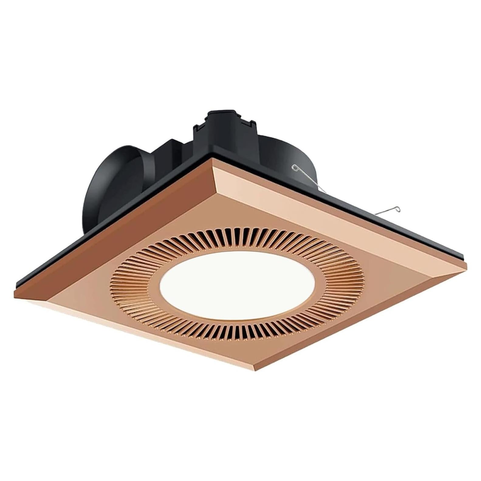 Ventilador Extractor de Baño OKCMTR con Luz LED 30x30cm